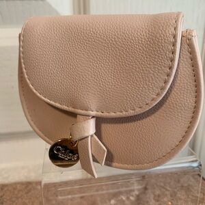 Pink Chloe perfume coin bag pouch